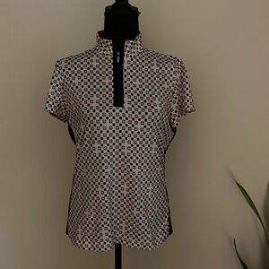 TAIL performance zip up pull over top